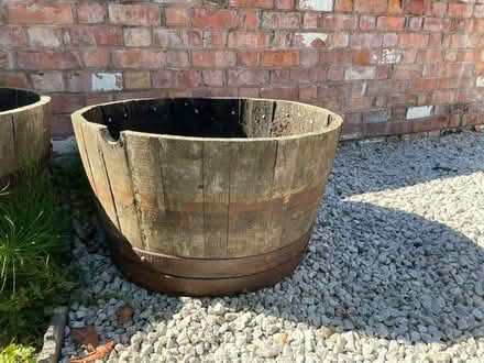 Photo of free Half barrel planter (Stanley Green SY13) #2