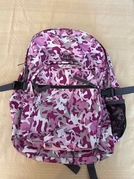 Photo of free JanSport Backpack Purple Camo (Owings Mills,MD) #1