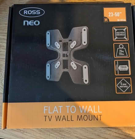 Photo of free Flat To Wall TV Mount (Dudley Hill BD4) #1
