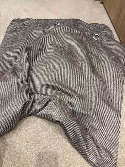Photo of free Eyelet grey curtains 90x90 (Derby DE24) #1