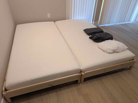 Photo of free Stackable ikea twin bed, bench (Marina Del Rey) #1