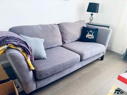 Photo of free Blue fabric Sofa washable covers (SW19 wimbledon town) #3