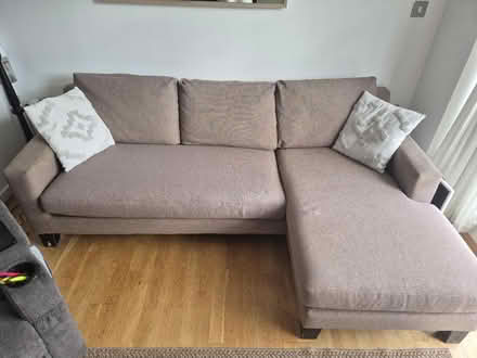 Photo of free 3 seater sofa with chaise (Elizabeth Gate TW8) #1