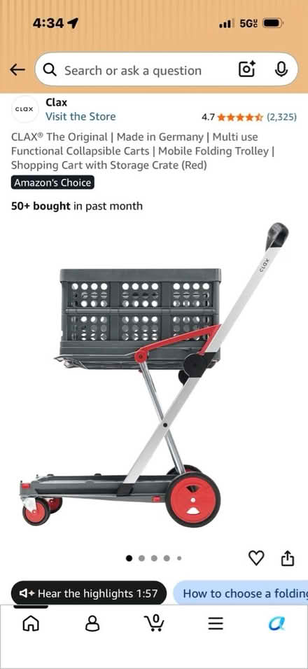 Photo of free Clax Cart Amazon Dup (Upper Brookland) #2
