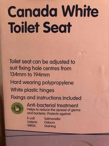 Photo of free New toilet seat (New Hinksey OX1) #1