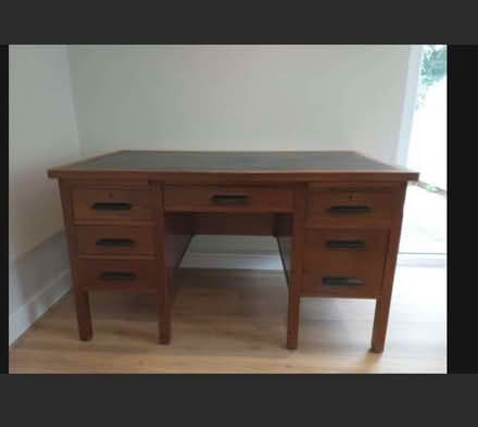 Photo of free Wooden office desk (Wells Road BA3) #1