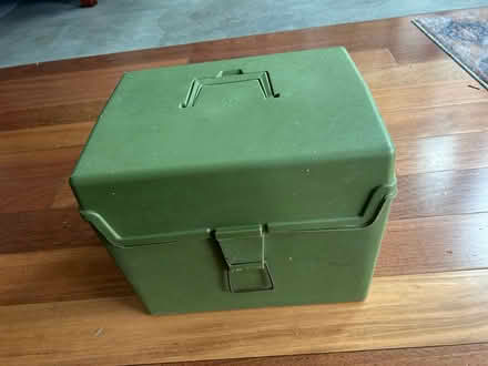 Photo of free Plastic file box (Menlo Park) #1