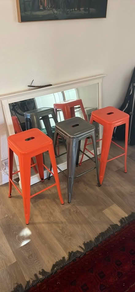 Photo of free 3 metal stools (Atwater) #1
