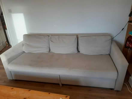 Photo of free Ikea friheten sofa bed beige (Sandylands morecambe LA3) #1