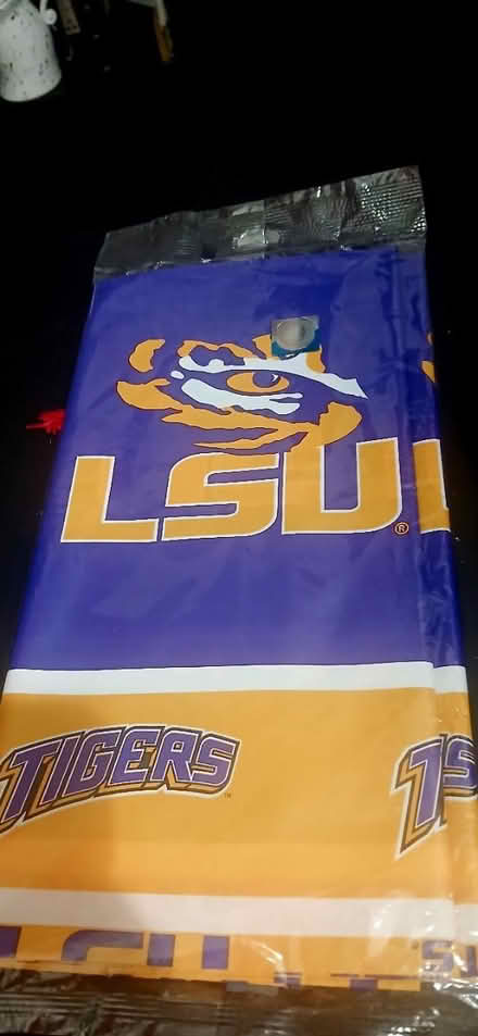 Photo of free LSU tablecloth (Longwood) #1