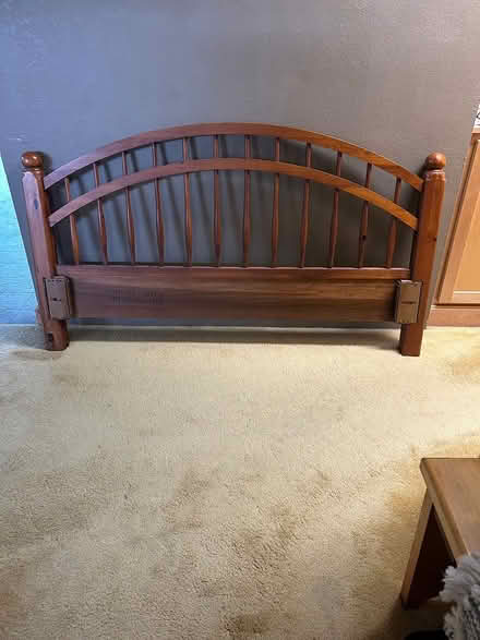 Photo of free Double bed size headboard (Eureka) #1