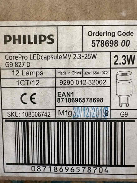 Photo of free G9 LED lights (Oval SW9) #2