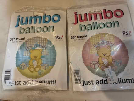 Photo of free Two foil balloons (Capitol Hill) #1