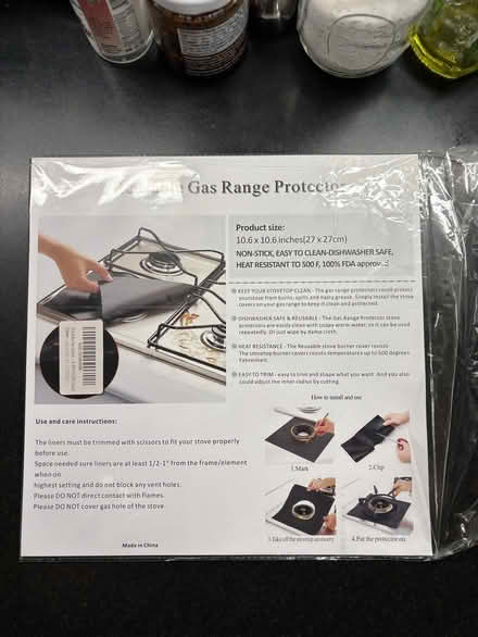 Photo of free Reusable Gas Range Protectors (Redwood City, Mt. Carmel) #1