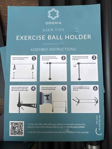 Photo of free Excercise Ball Holder - no bolts (Weybridge) #1