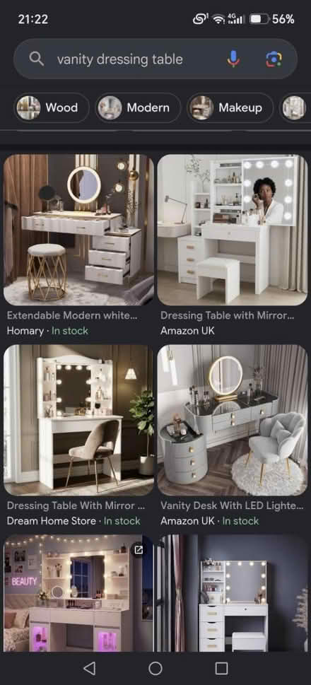 Photo of Vanity dressing table (Chessington KT9) #1