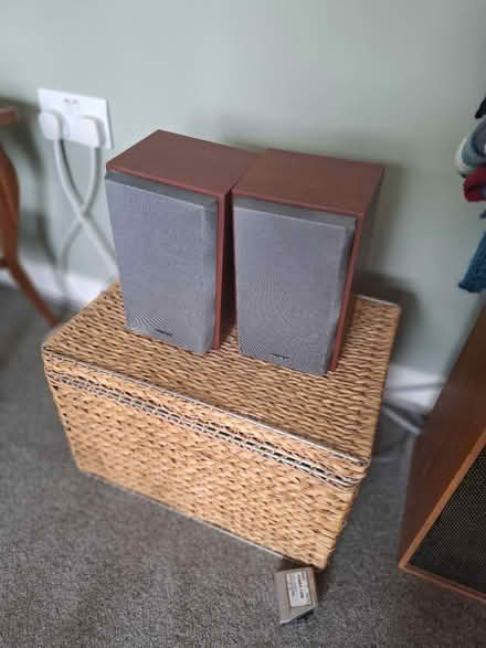 Photo of free Bookshelf speakers (Blackpool Crnr, Axm EX13) #1