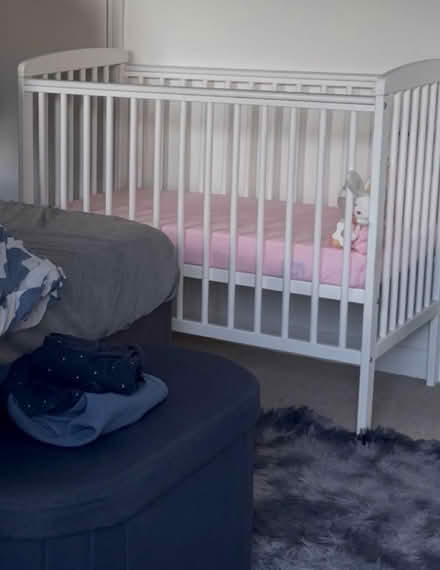 Photo of free Baby cot and mattress (Cobham) #1