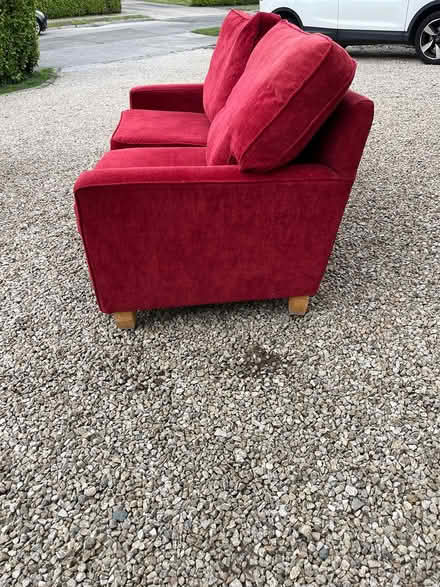 Photo of free Red Couch (Cabinteely, Dublin) #4