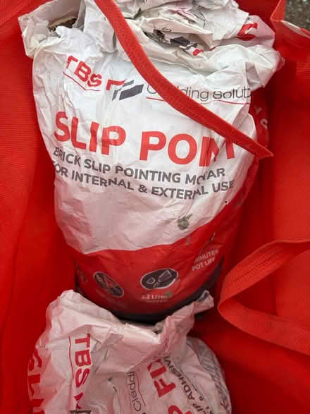 Photo of free Brick slip adhesive & mortar (lodgemoor S10) #1