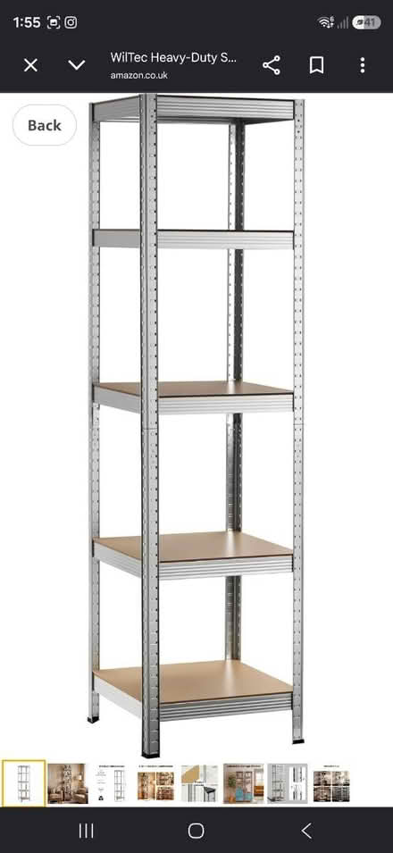 Photo of Narrow shelving unit or drawer (SE1 14RX) #1