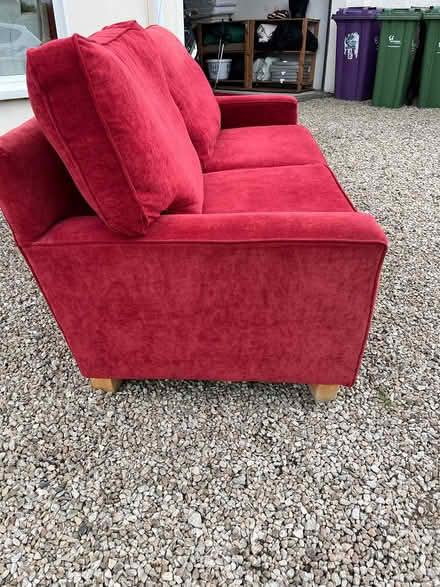 Photo of free Red Couch (Cabinteely, Dublin) #3