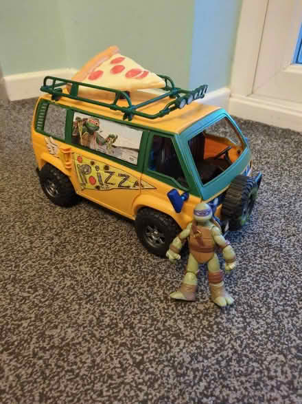 Photo of free Teenage mutant ninja turtle, pizza delivery van (Orgreave S13) #1