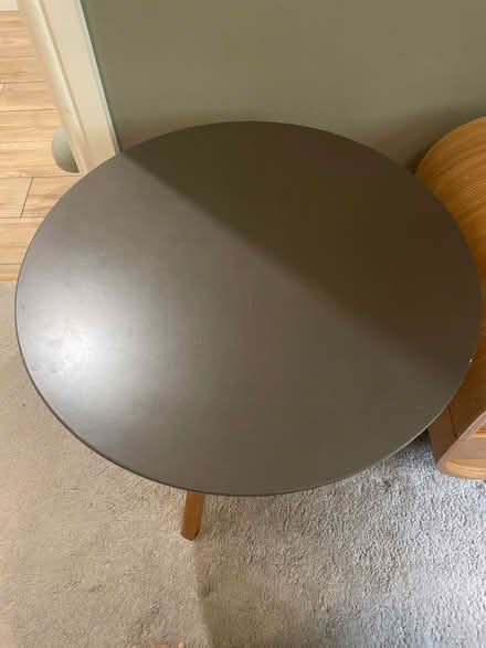 Photo of free Made.com Round Charcoal Side Table (Barnsley) #2