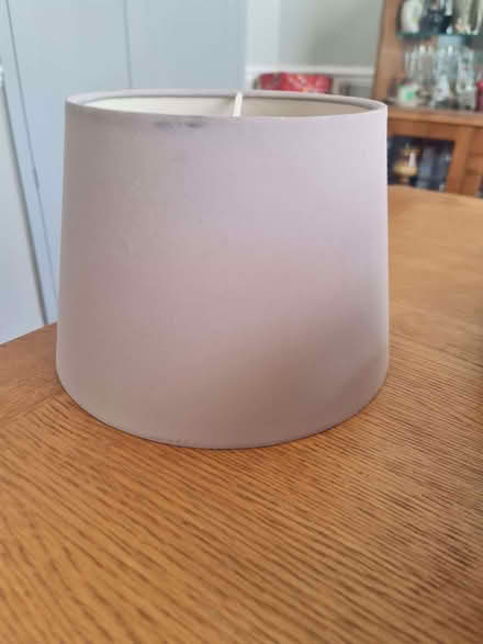 Photo of free Grey lampshade/pendant and small round cushion (Ashford TW15) #1