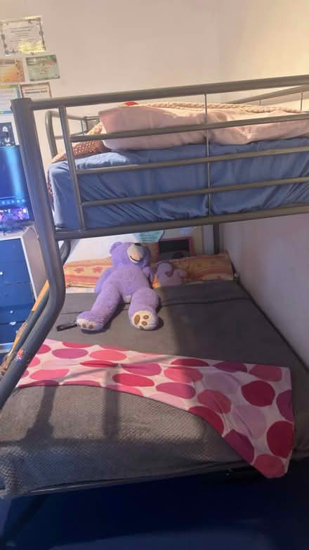 Photo of free Bunk bed with mattress (B67 5JT) #3