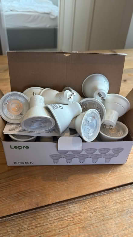 Photo of free 20 GU10 spotlight bulbs and E14 (Greenwich SE13) #1