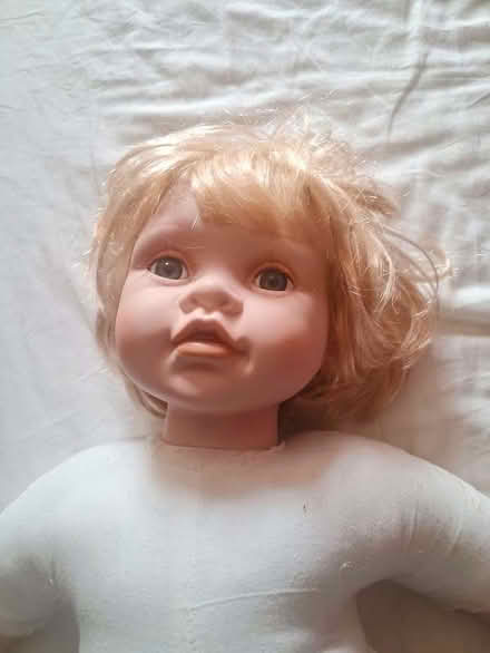 Photo of free Porcelain doll with leg missing (Highway SL6) #2