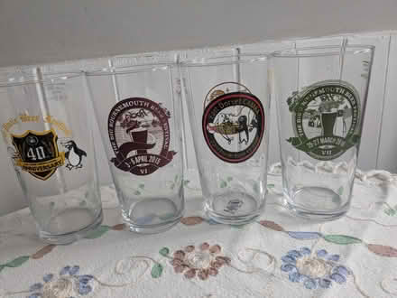 Photo of free Commerorative beer glasses (Winton BH9) #2