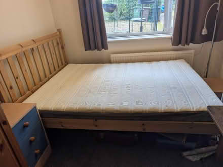Photo of free Double bed plus mattress (Sandridge AL4) #1
