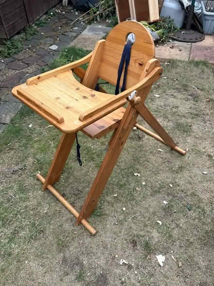Photo of free Wooden baby/toddlers high chair (Potter Street CM17) #2