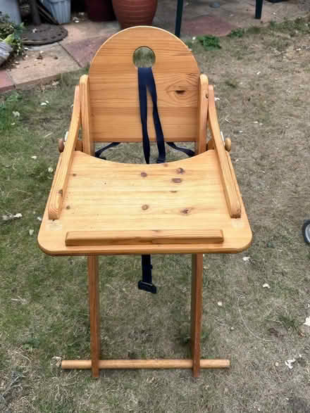 Photo of free Wooden baby/toddlers high chair (Potter Street CM17) #1