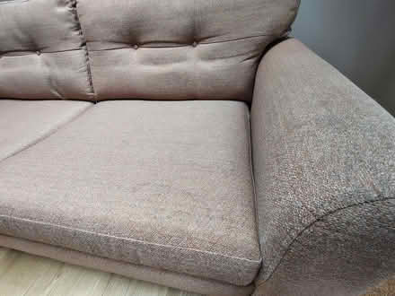 Photo of free Peach 2 seater sofa French Connection (Castle MK40) #3