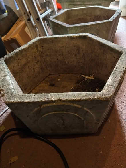 Photo of free Three Planters. Two Slabs, Decorative Stones (Old Town BH15) #3