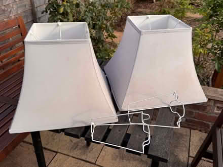 Photo of free Two Large Lampshades (Upper Radley OX14) #1