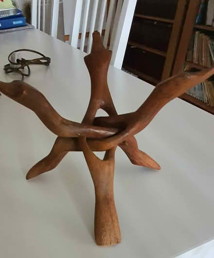 Photo of free Wooden carved tripod ornament (Bolton le Sands, LA5) #2