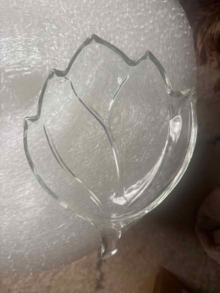 Photo of free Glass leaf dish (Arborfield RG2) #2