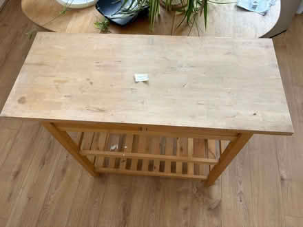 Photo of free Furniture - 3 bedside table, 1 kitchen trolley, 1 ottoman (Tufnell Park N19) #2