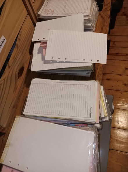 Photo of free Filofax papers and binders/holders (Rathmines/Ranelagh) #3