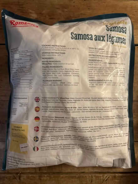 Photo of free Frozen veggie samosas (Woodside G20) #2