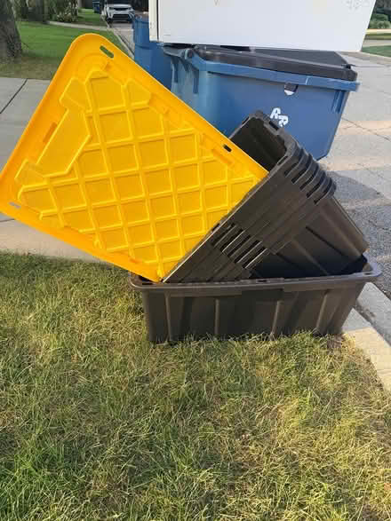 Photo of free Multiple storage plastic bins (hinsdale) #1