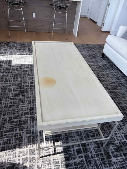 Photo of free Coffee table (stained) (Long Island City) #1