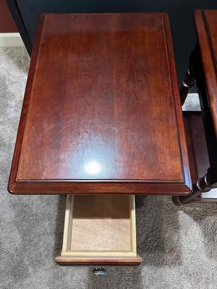 Photo of free Set of 2 wood end tables (Owings Mills,MD) #2