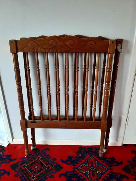 Photo of free Wood Crib Frame (Blackrock) #1