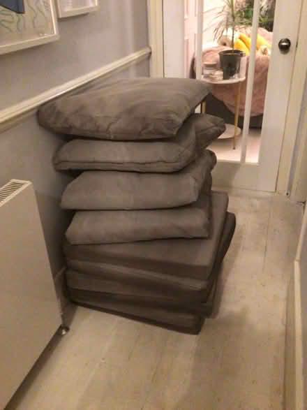 Photo of free Outdoor cushions x 10 (Alexandra Palace N22) #1