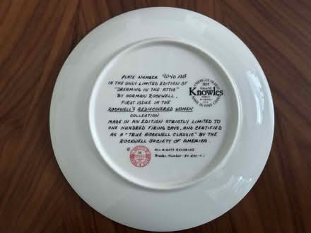 Photo of free Bradford Exchange Plates #3 (W13) #1